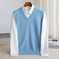 Men's Sleeveless Knit Vest – Relaxed-Fit Casual Sweater