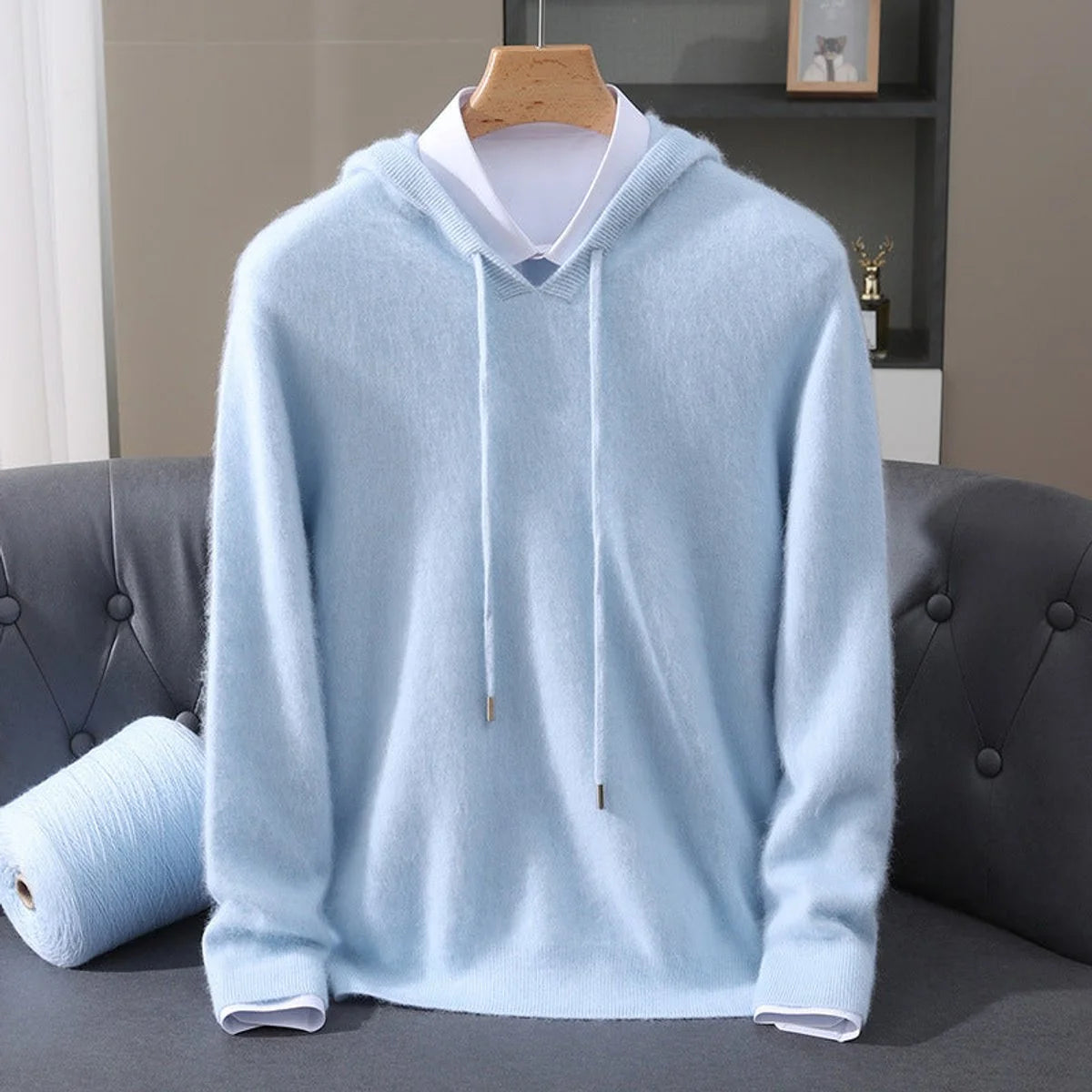 Men's Hooded Sweatshirt – Relaxed Minimalist Fit