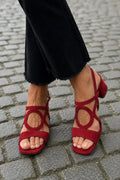 Women's Heeled Sandal – Sculpted Ankle Strap
