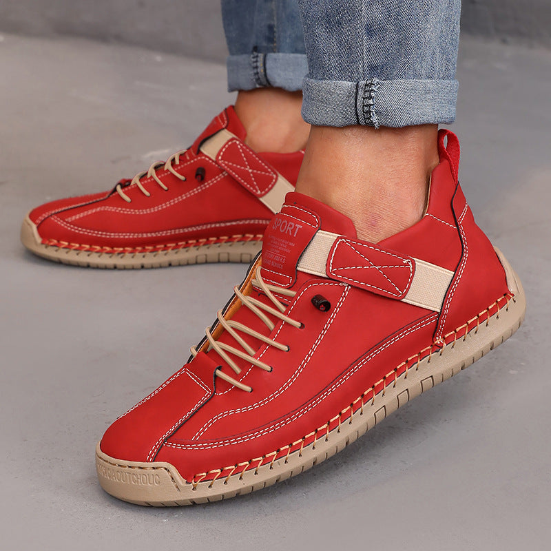 Women's Casual Outdoor Boots – Trendy Color Block Design