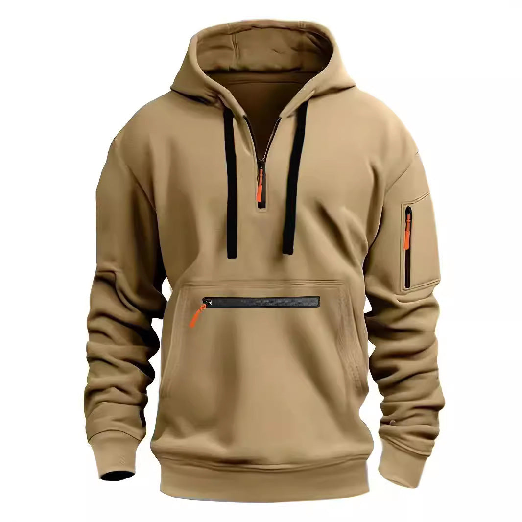 Men’s Casual Cardigan Jacket – Loose Fit with Long Sleeves