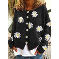 Women's Vest in Knit – Relaxed Silhouette, Printed Pattern