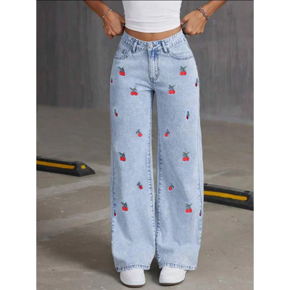 Women's Wide-Leg Trousers – Loose Fit, Relaxed Silhouette