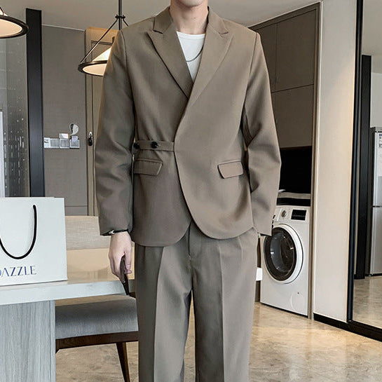 Slim-Fit Men's Suit – Modern Two-Piece Jacket and Trousers