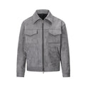 Men's Cotton Jacket – Regular Fit with Multiple Pockets