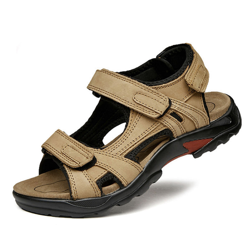 Men's Roman Sandals – Leather-Look Upper, Outdoor Style