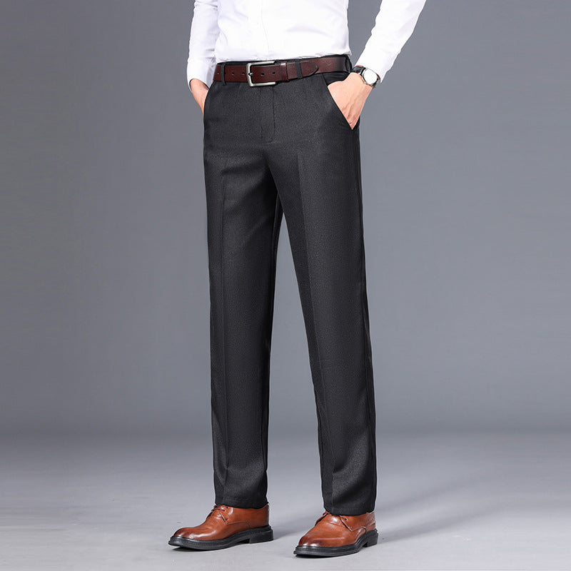 Men's Straight-Leg Trousers - Smart Casual Style