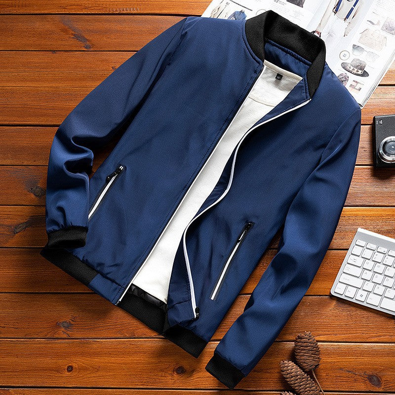 Men's Bomber Jacket – Modern Structured Fit