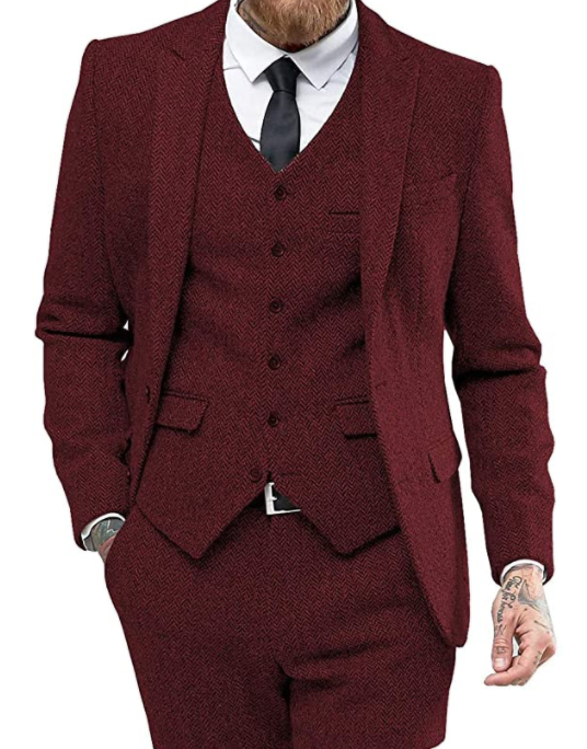 Men's Three-Piece Suit – Classic Tailoring Set