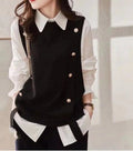 Women's Blouse Vest – Casual Layered Silhouette