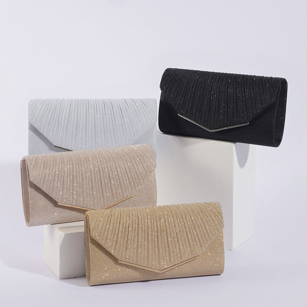 Vintage Evening Clutch Bag for Women – Chic Flap Cushion Shape