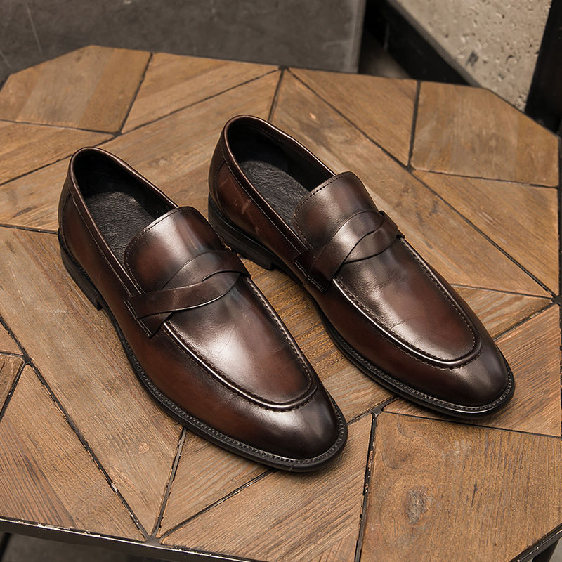Men's Slip-On Moccasins – Classic Minimalist Silhouette