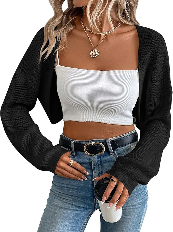 Women's Ribbed Cardigan – Short Open Fit