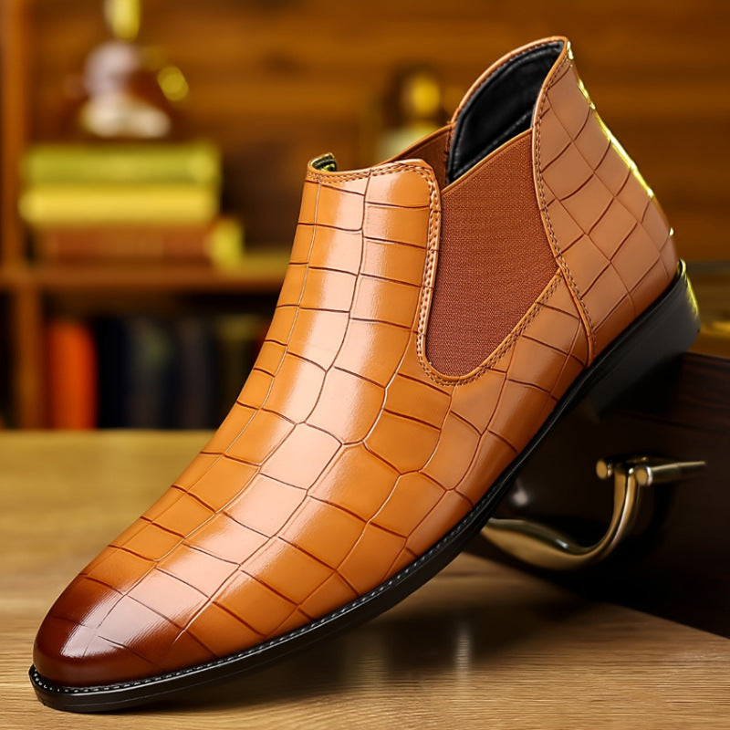 Men's Pointed-Toe Boots – Low British Style