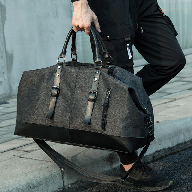 Men's Large Capacity Travel Bag – Water-Repellent Oxford Fabric