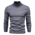 Men's Roll-Neck Sweater – Elegant Slim-Fit Knitwear
