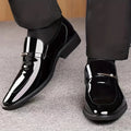 Men's Patent Loafers – Pointed Slip-Ons