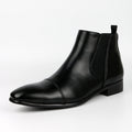 Men's Chelsea Boots – Retro Square Toe and Low Heel