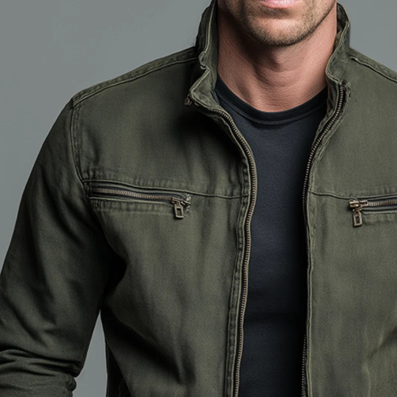 Men's Workwear-Style Jacket – Relaxed Utility Fit