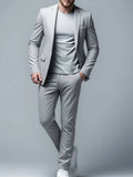 Men's Two-Piece Suit – Structured Slim Fit