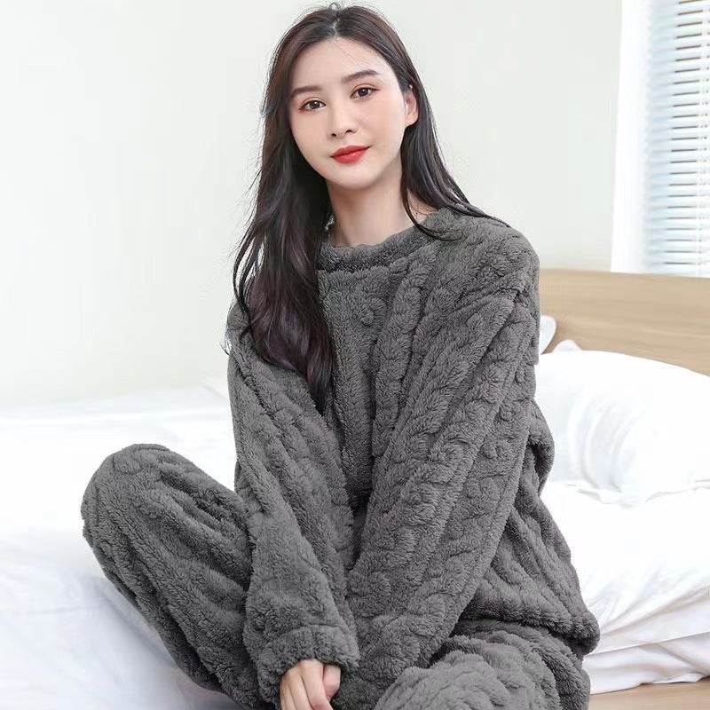 Women's Flannel Loungewear Set – Thick, Soft, Relaxed Fit