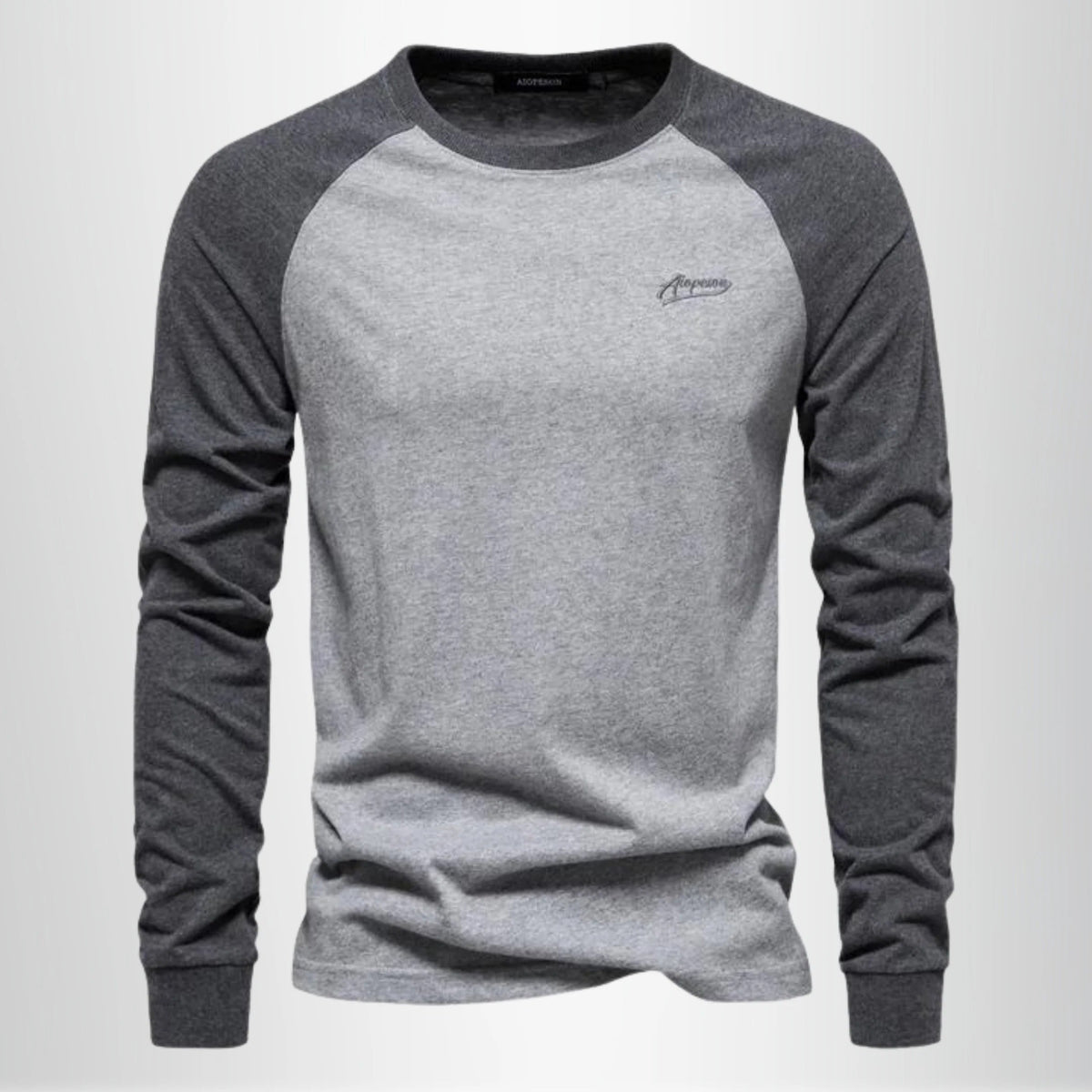 Men's Cotton T-Shirt – Raglan Sleeves, Clean Style