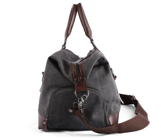 Men's Canvas Tote Bag – Large Shoulder Travel Bag