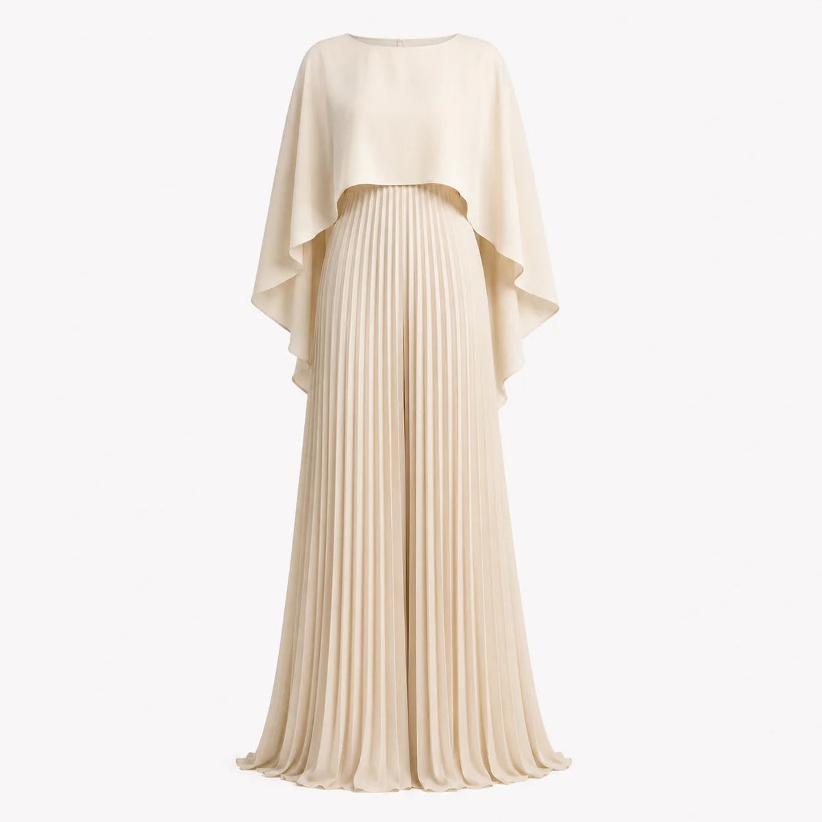 Women's Maxi Dress with Batwing Sleeves, Relaxed Fit.