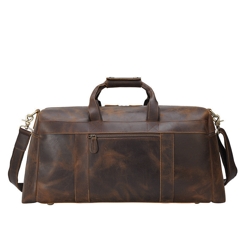 Men's Large Capacity Tote Bag – Vintage Leather Style
