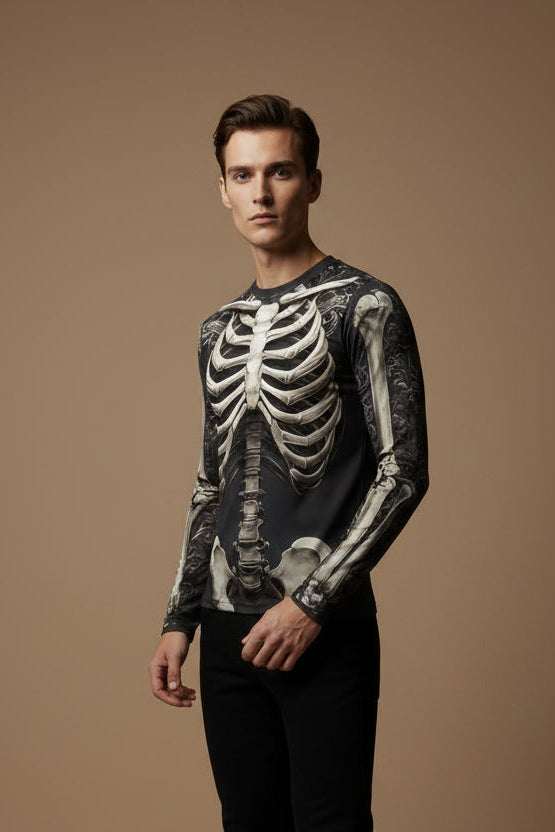 Men's Long-Sleeve Sweater - Straight Fit Relaxed Fit