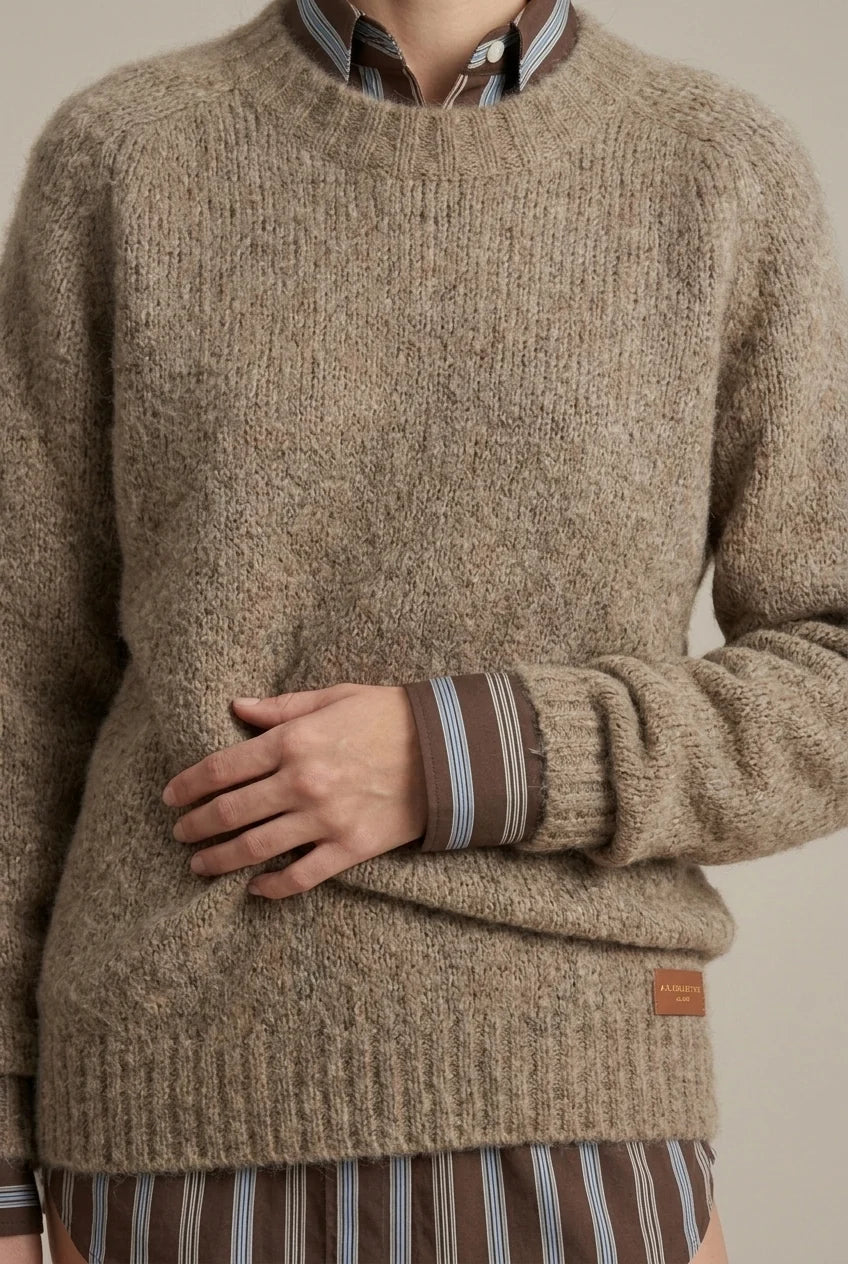 Women's Cashmere Sweater – Loose-Fit Chunky Knit