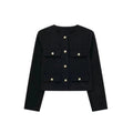 Women's Cropped Jacket - Short, Structured Cut with Clean Finish