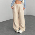 Women's Wide Corduroy Trousers – Loose and Casual Cut