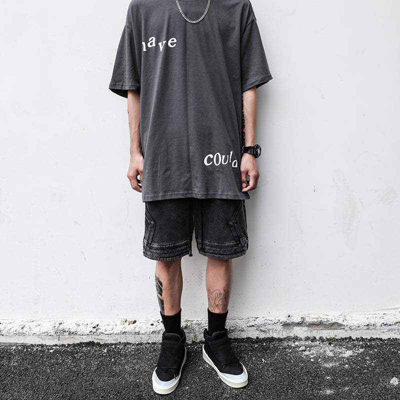 Men's Cotton T-shirt - Graphic Design, Relaxed Fit