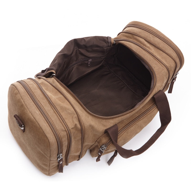 Men's Canvas Travel Bag – Large Practical Size