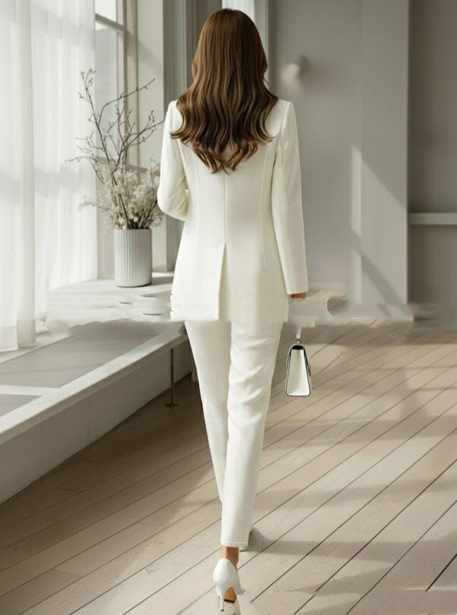 Women's Three-Piece Suit Set – Sleek Office Silhouette