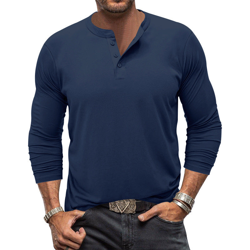 Men's Long-Sleeved T-Shirt – Classic Slim Fit