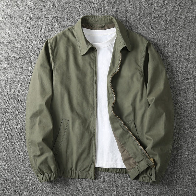 Men's Casual Vintage Jacket – Loose Washed Fit