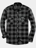 Men's Plaid Shirt – Long Sleeves, Relaxed Fit