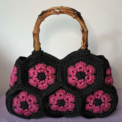 Double-Sided Embroidered Handbag – Handwoven Detail