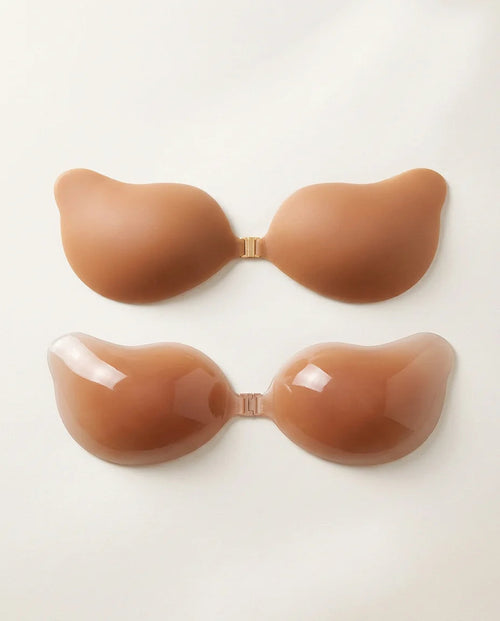 Invisible Silicone Adhesive Bras for Women - Open-Back Support