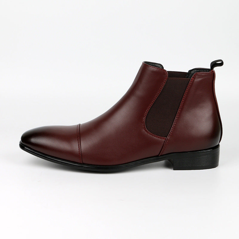 Men's Chelsea Boots – Retro Square Toe and Low Heel