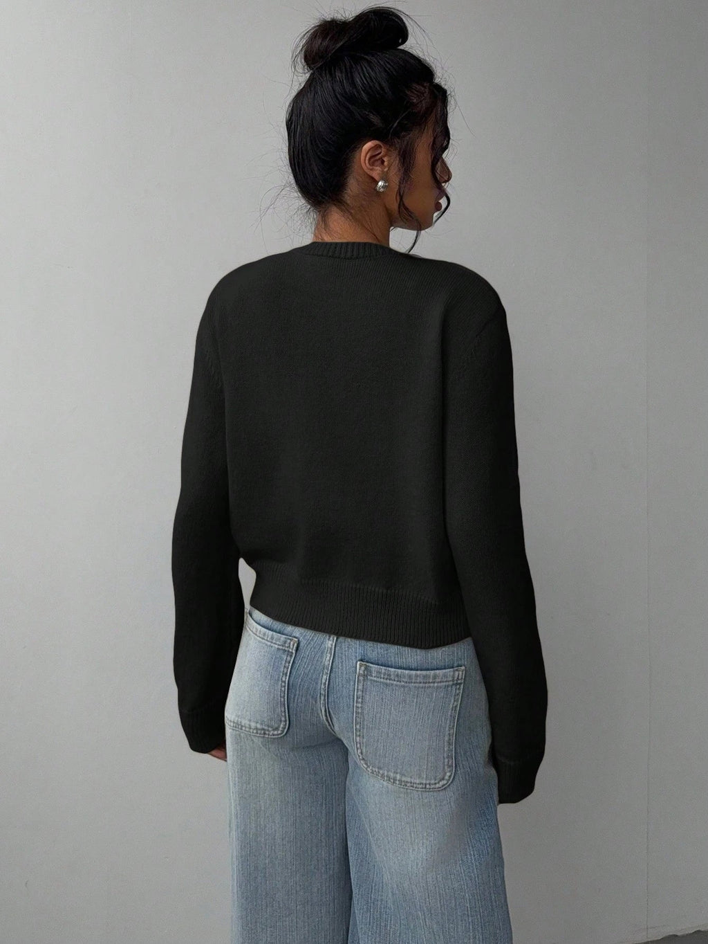 Women's Knit Cardigan – Slim Fit Short Cut