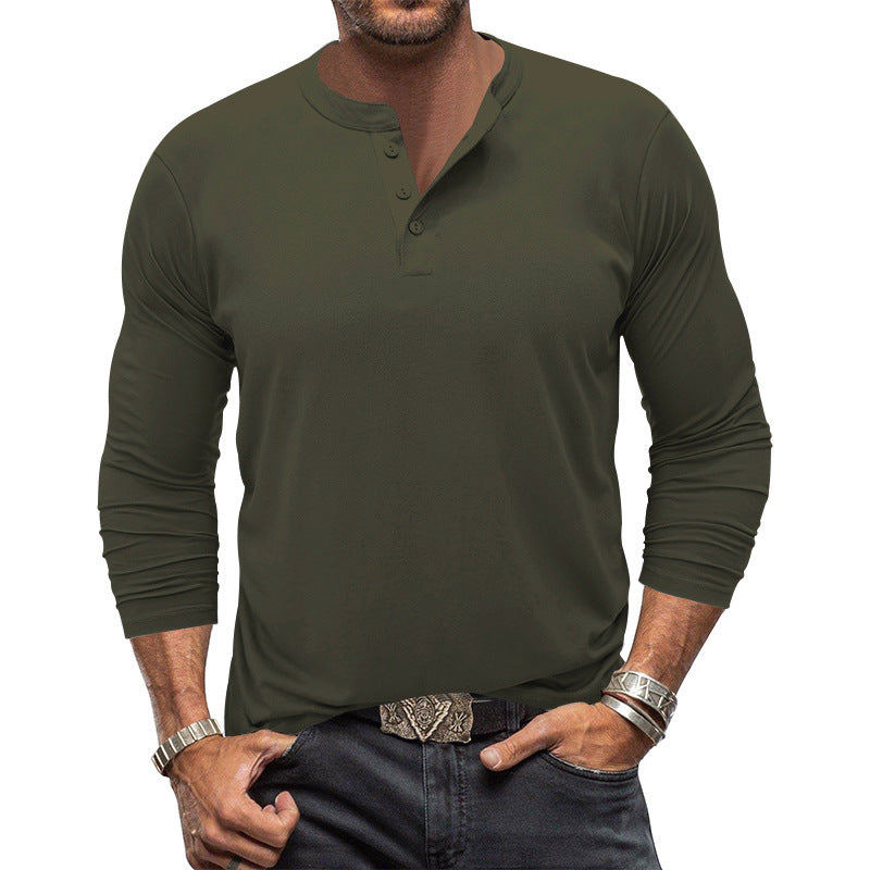 Men's Long-Sleeved T-Shirt – Classic Slim Fit
