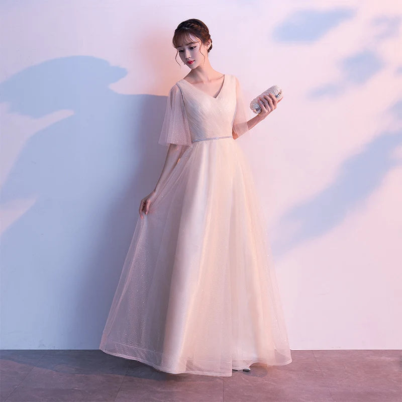 Women's Evening Maxi Dress – Flowing Princess Fit
