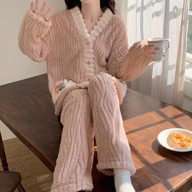 Women’s Cozy Pajama Set – Soft Two-Piece Set for Home