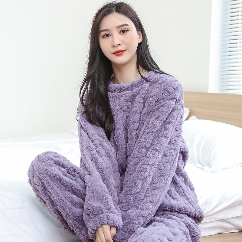 Women's Flannel Loungewear Set – Thick, Soft, Relaxed Fit