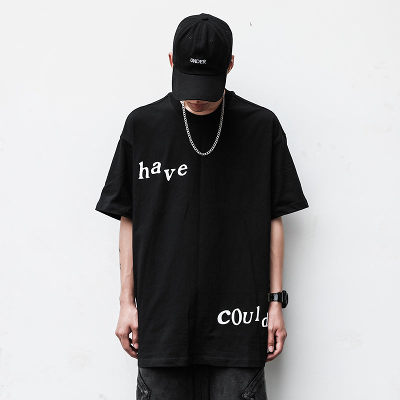 Men's Cotton T-shirt - Graphic Design, Relaxed Fit