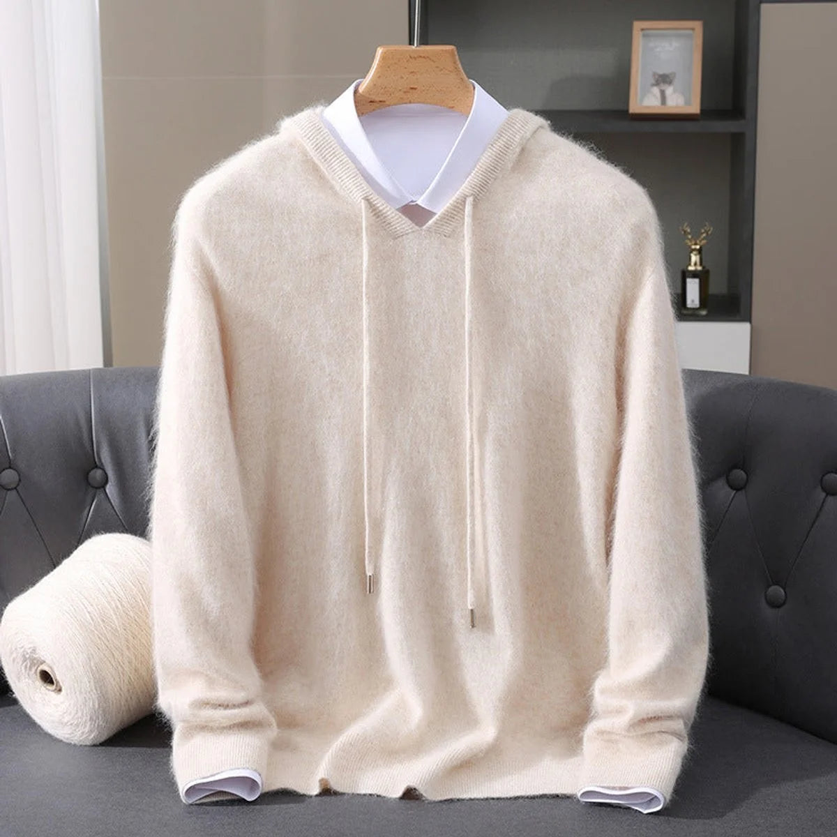 Men's Hooded Sweatshirt – Relaxed Minimalist Fit