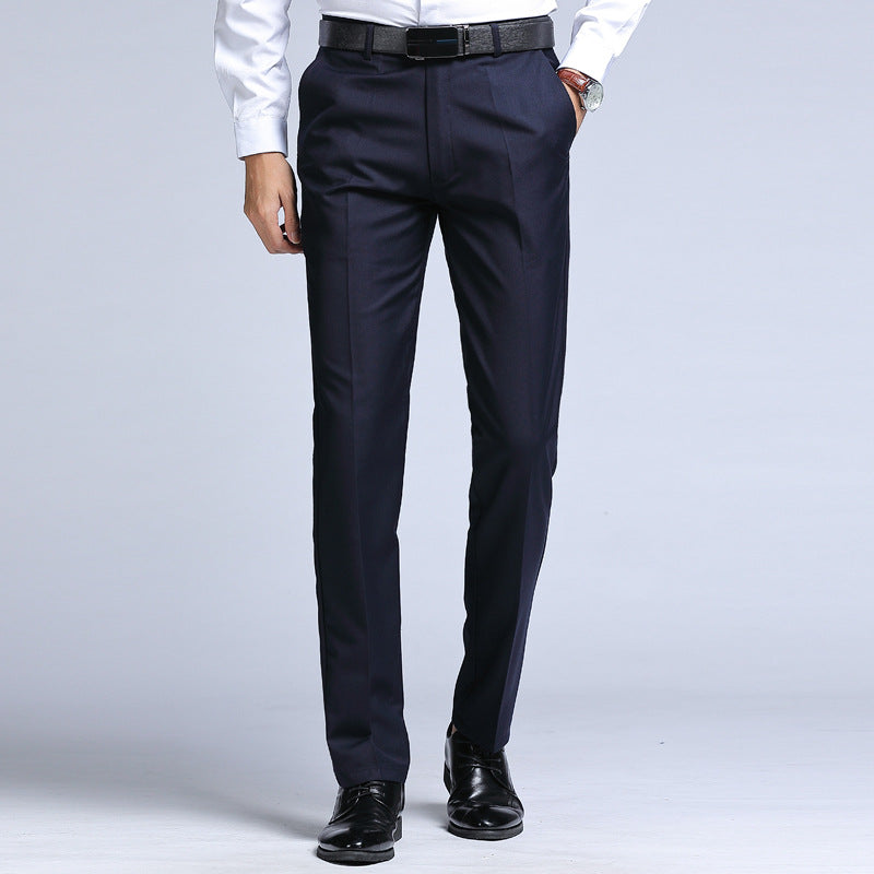 Men's Slim-Fit Trousers - Elegant Tailored Style